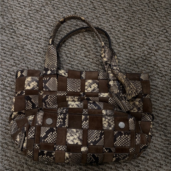 Michael Michael Kors Woven Tote Bag - Picture 2 of 2